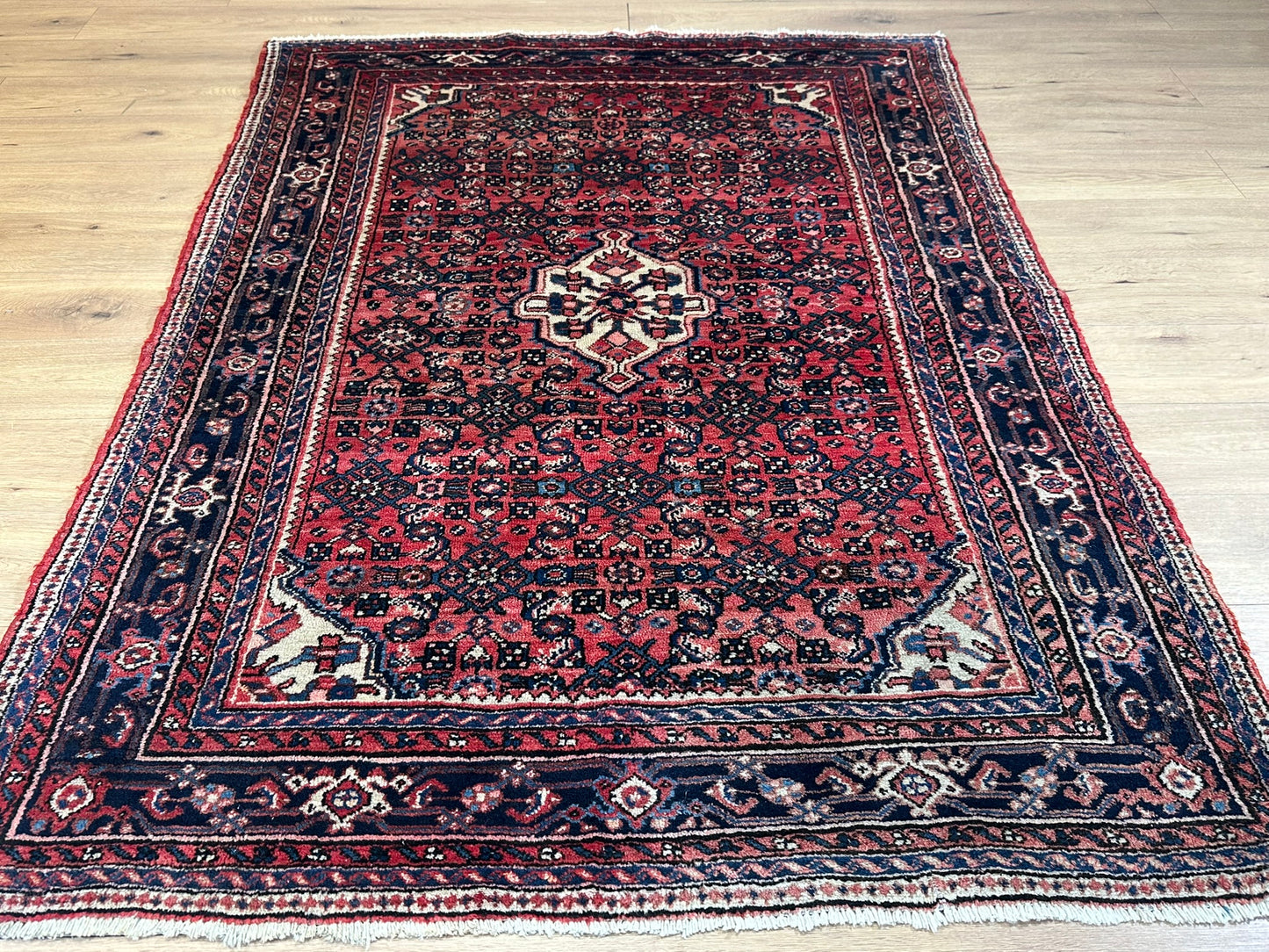 Orientteppich handgeknüpft Hamadan 210x147 cm