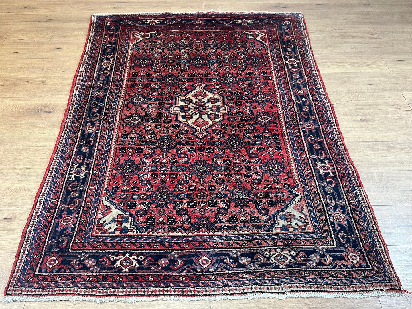 Orientteppich handgeknüpft Hamadan 210x147 cm