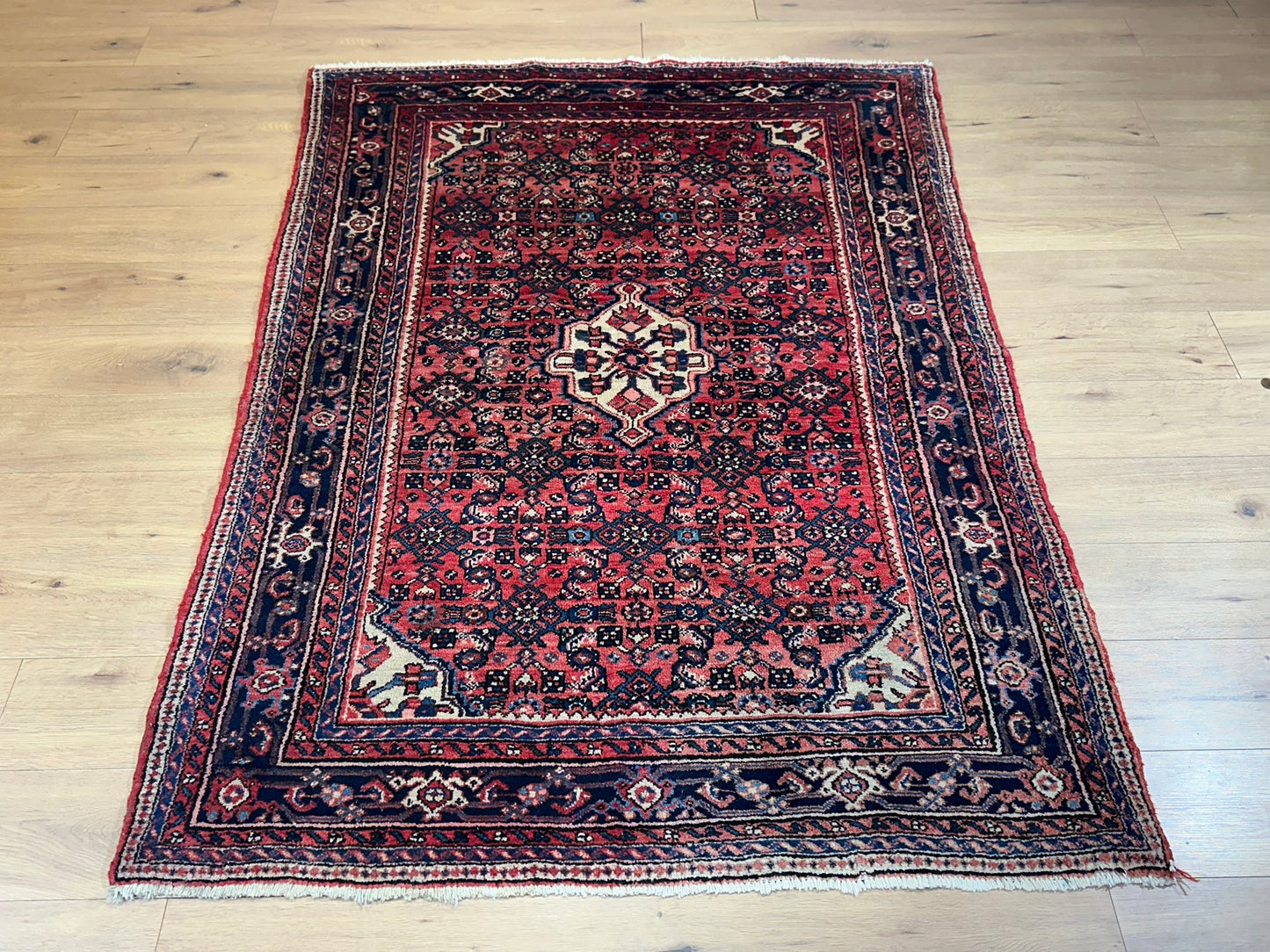 Orientteppich handgeknüpft Hamadan 210x147 cm