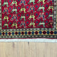 Orientteppich handgeknüpft Täbriz Wolle 108x71 cm
