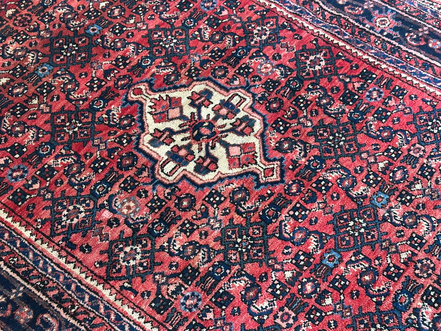 Orientteppich handgeknüpft Hamadan 210x147 cm