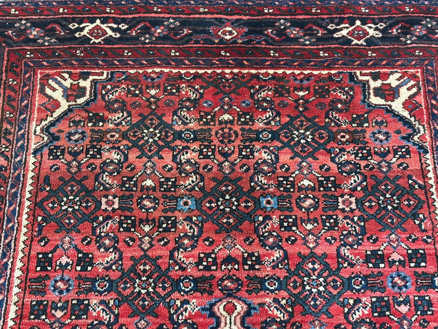 Orientteppich handgeknüpft Hamadan 210x147 cm