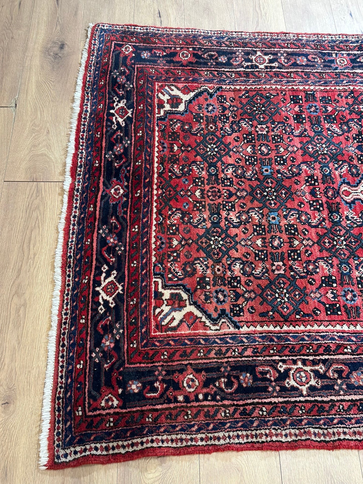 Orientteppich handgeknüpft Hamadan 210x147 cm