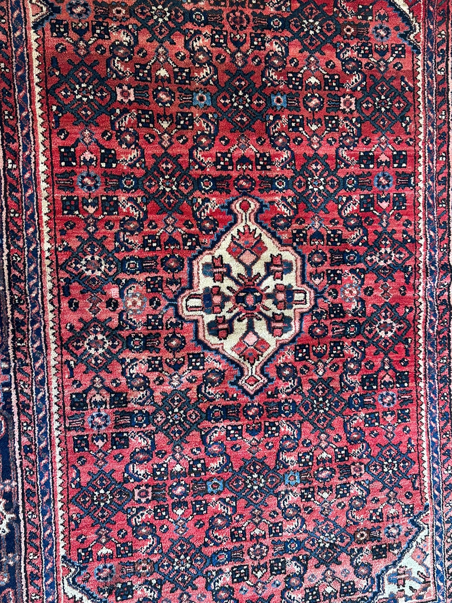 Orientteppich handgeknüpft Hamadan 210x147 cm
