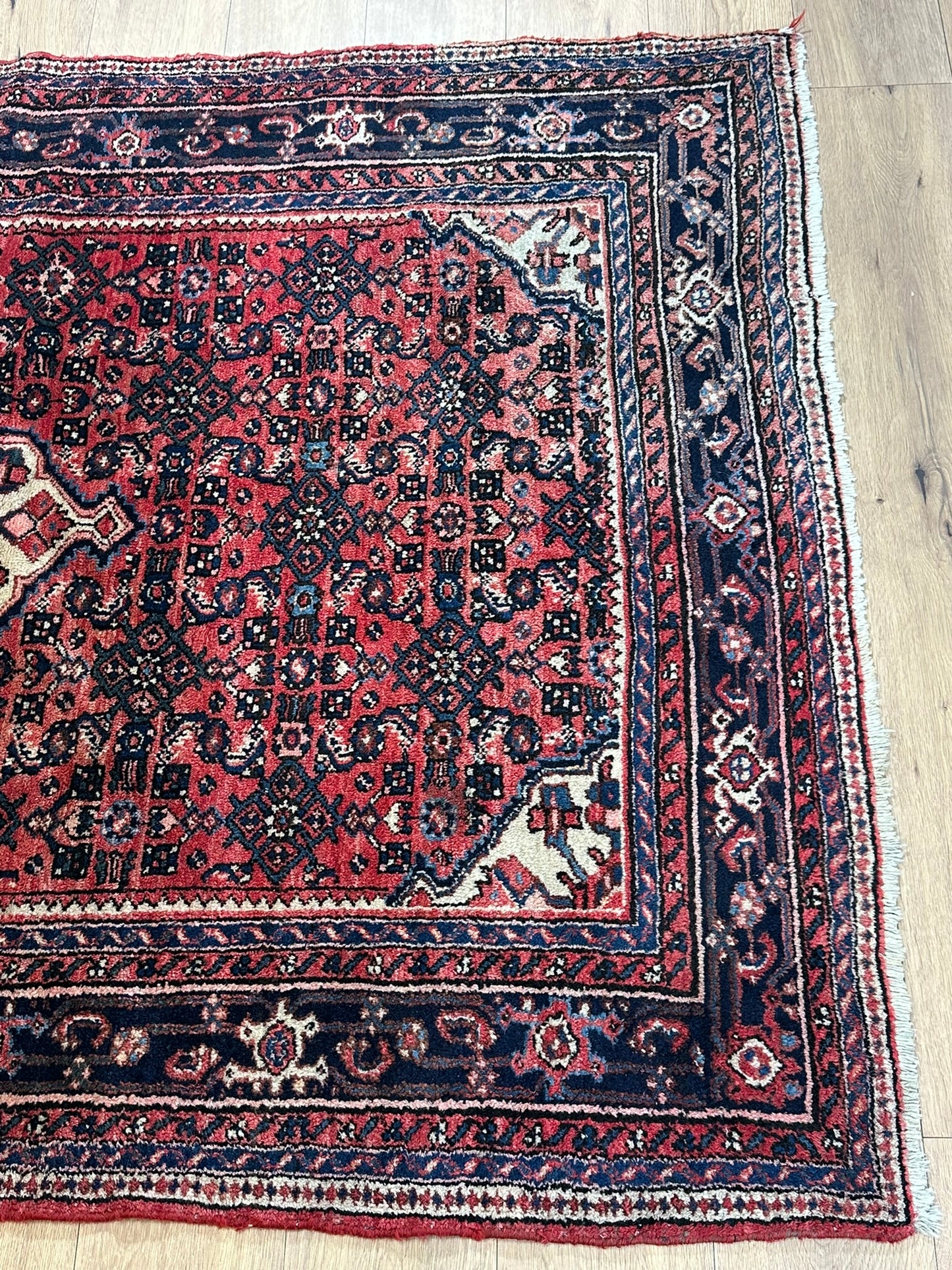 Orientteppich handgeknüpft Hamadan 210x147 cm