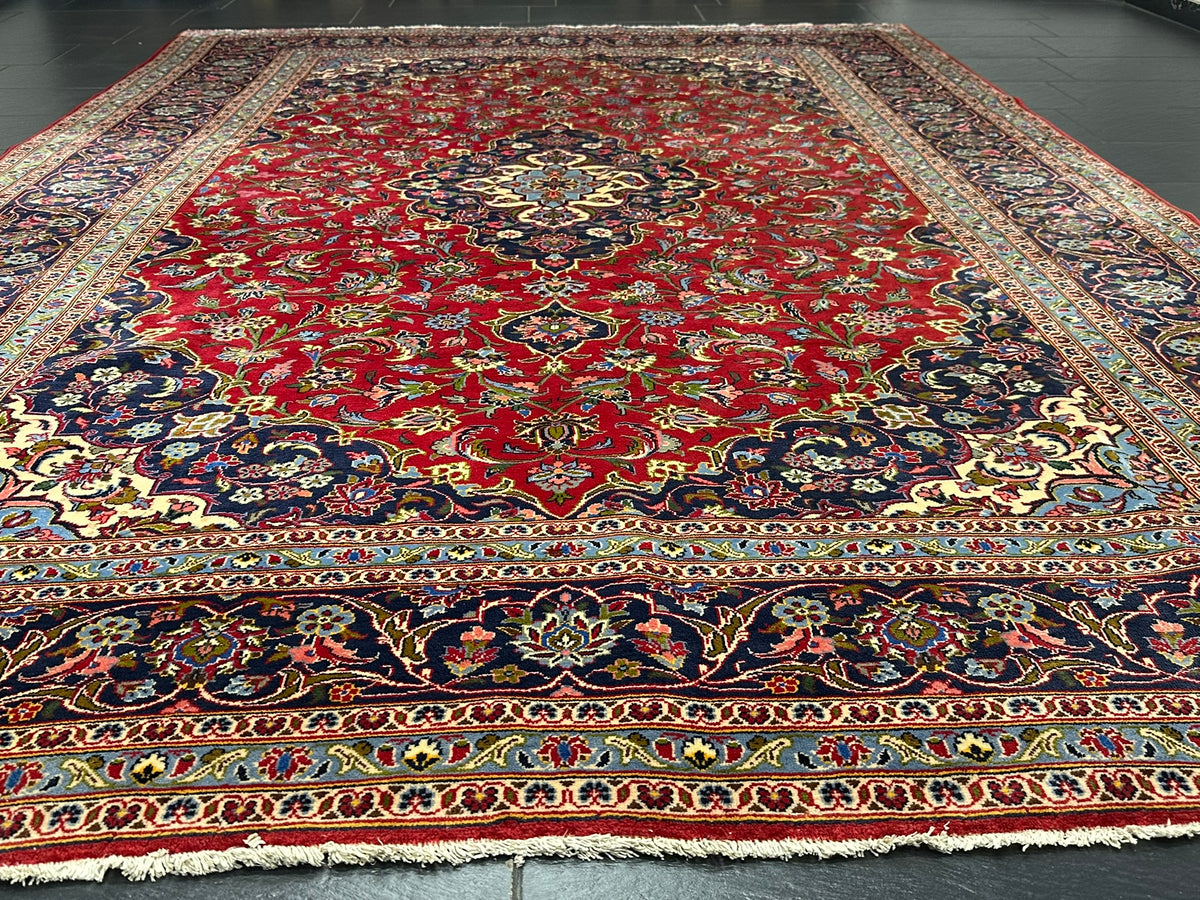 Orientteppich handgeknüpft Keschan 337x245 cm