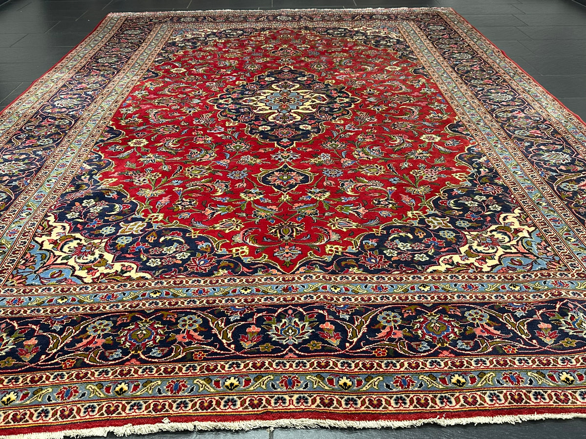 Orientteppich handgeknüpft Keschan 337x245 cm