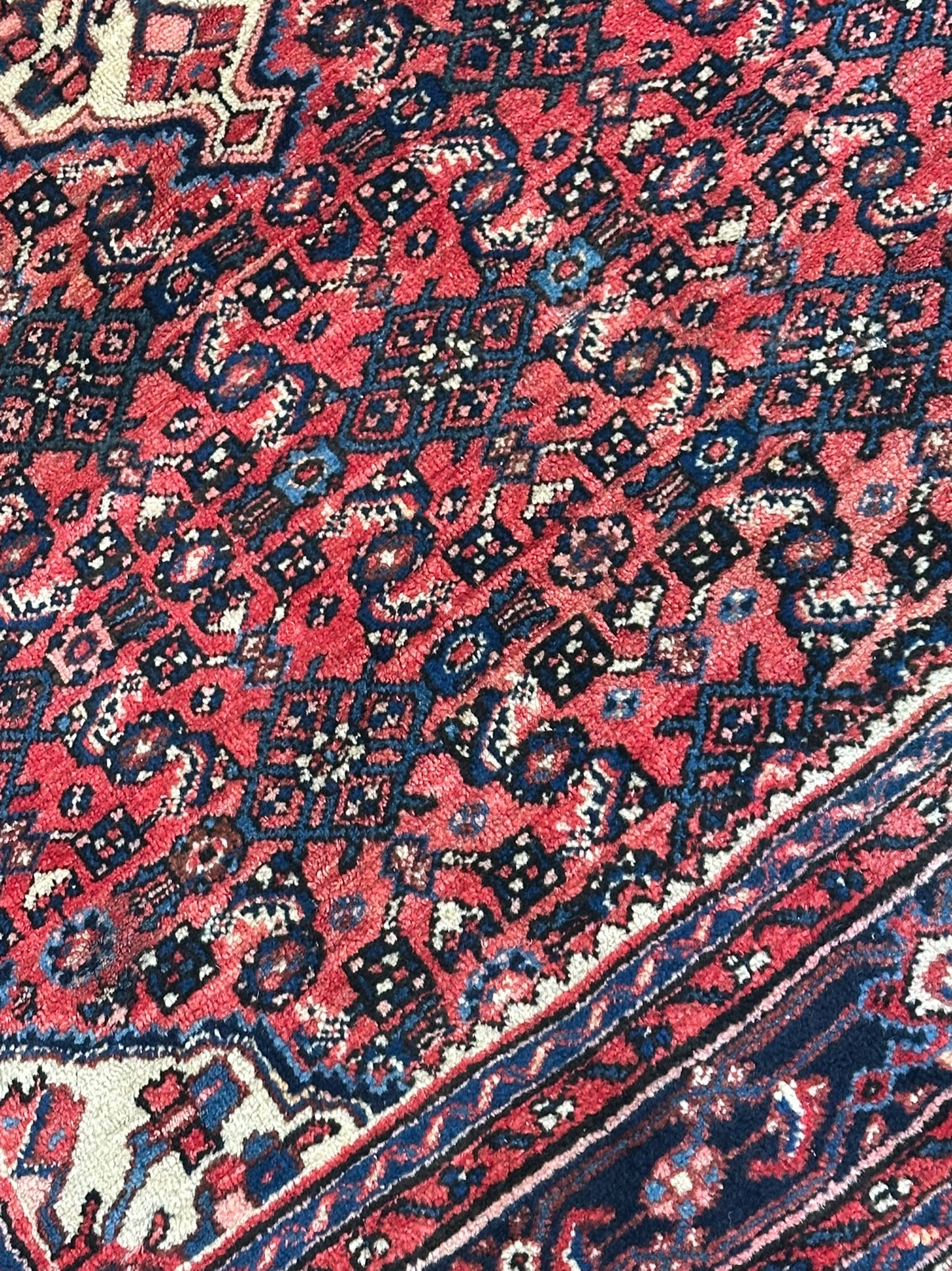 Orientteppich handgeknüpft Hamadan 210x147 cm