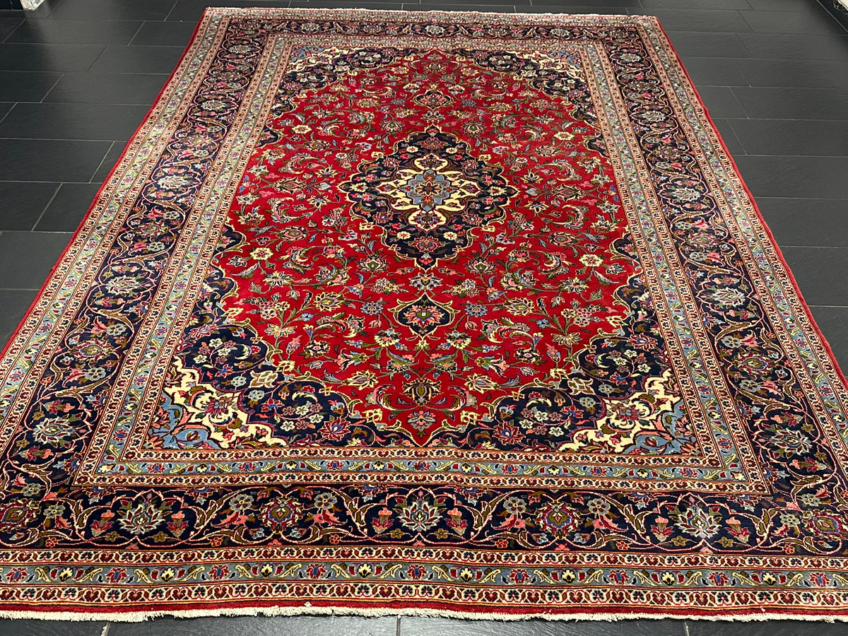Orientteppich handgeknüpft Keschan 337x245 cm