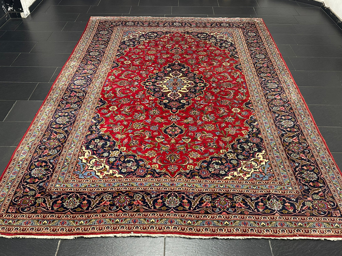 Orientteppich handgeknüpft Keschan 337x245 cm