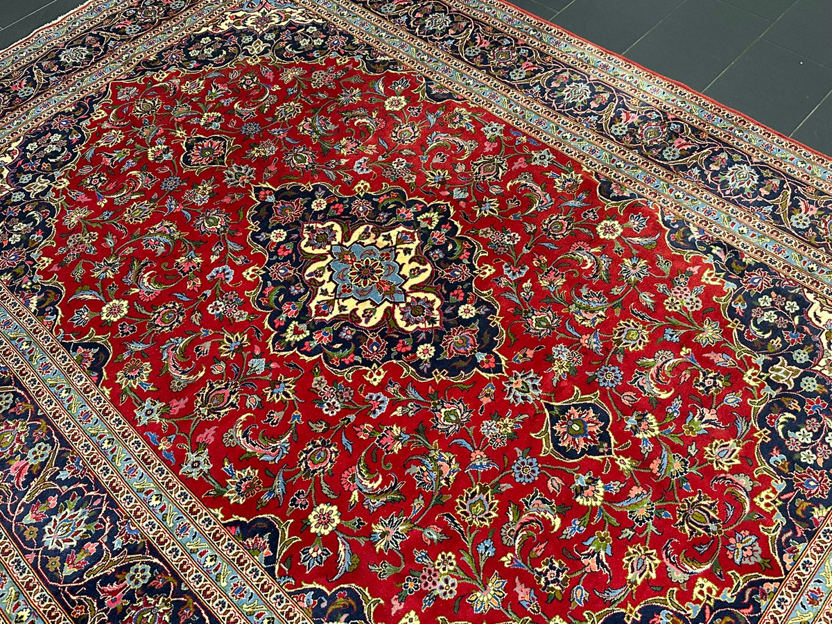 Orientteppich handgeknüpft Keschan 337x245 cm