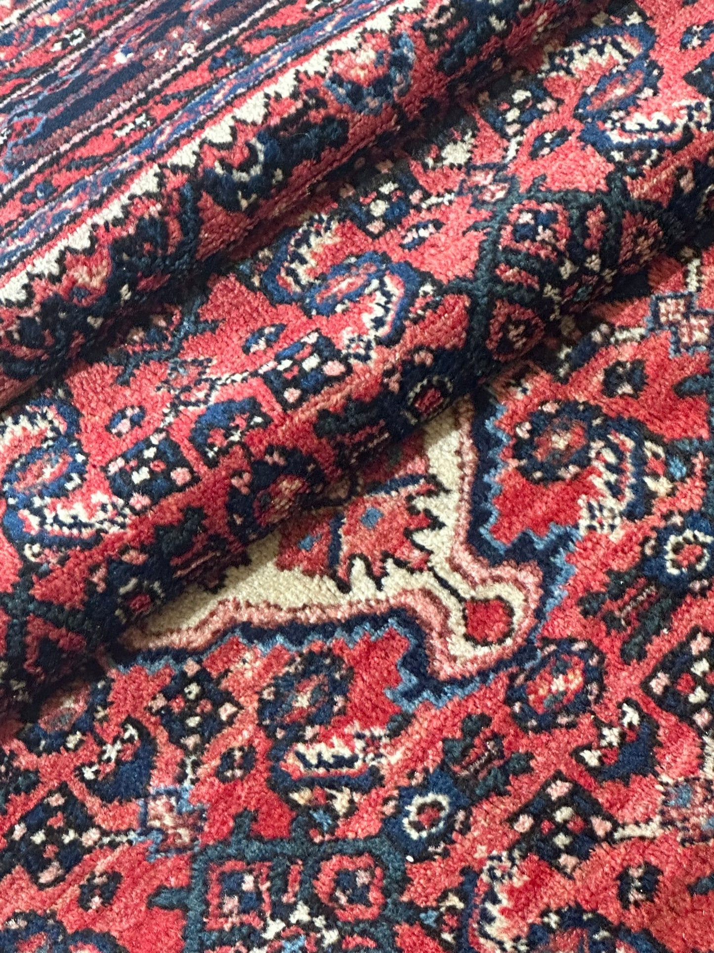 Orientteppich handgeknüpft Hamadan 210x147 cm
