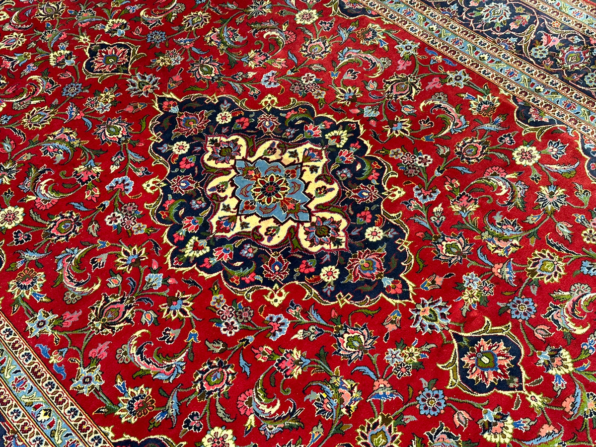 Orientteppich handgeknüpft Keschan 337x245 cm