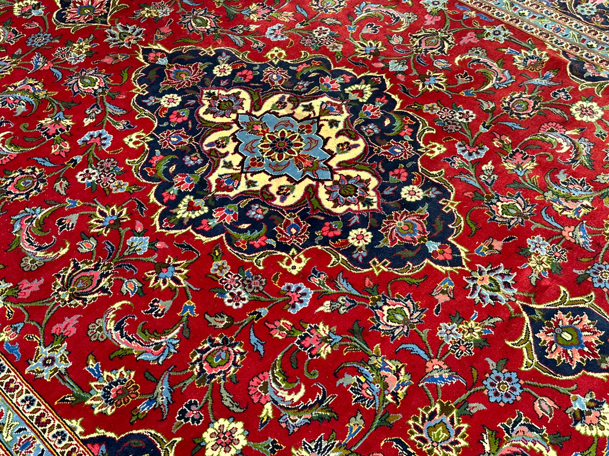 Orientteppich handgeknüpft Keschan 337x245 cm