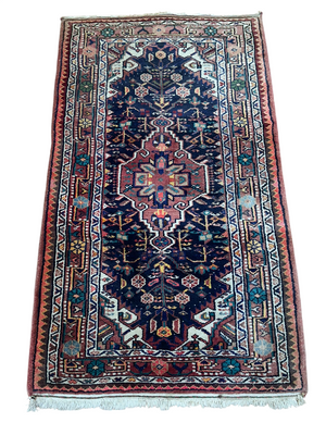 Orientteppich handgeknüpft Art Deco Malayer 140x85 cm