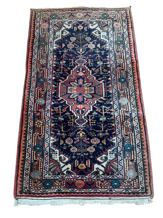 Orientteppich handgeknüpft Art Deco Malayer 140x85 cm