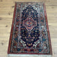 Orientteppich handgeknüpft Art Deco Malayer 140x85 cm