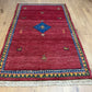 Orientteppich handgeknüpft Indian Gabbeh Wolle 160x90 cm