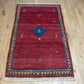 Orientteppich handgeknüpft Indian Gabbeh Wolle 160x90 cm
