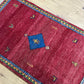 Orientteppich handgeknüpft Indian Gabbeh Wolle 160x90 cm