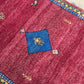Orientteppich handgeknüpft Indian Gabbeh Wolle 160x90 cm