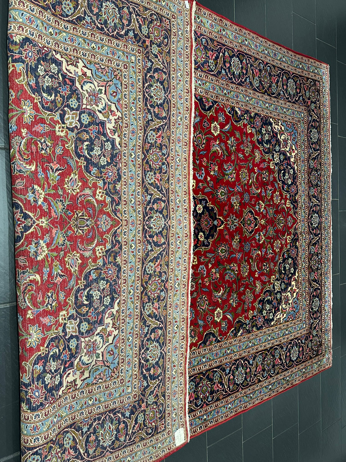 Orientteppich handgeknüpft Keschan 337x245 cm