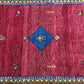 Orientteppich handgeknüpft Indian Gabbeh Wolle 160x90 cm