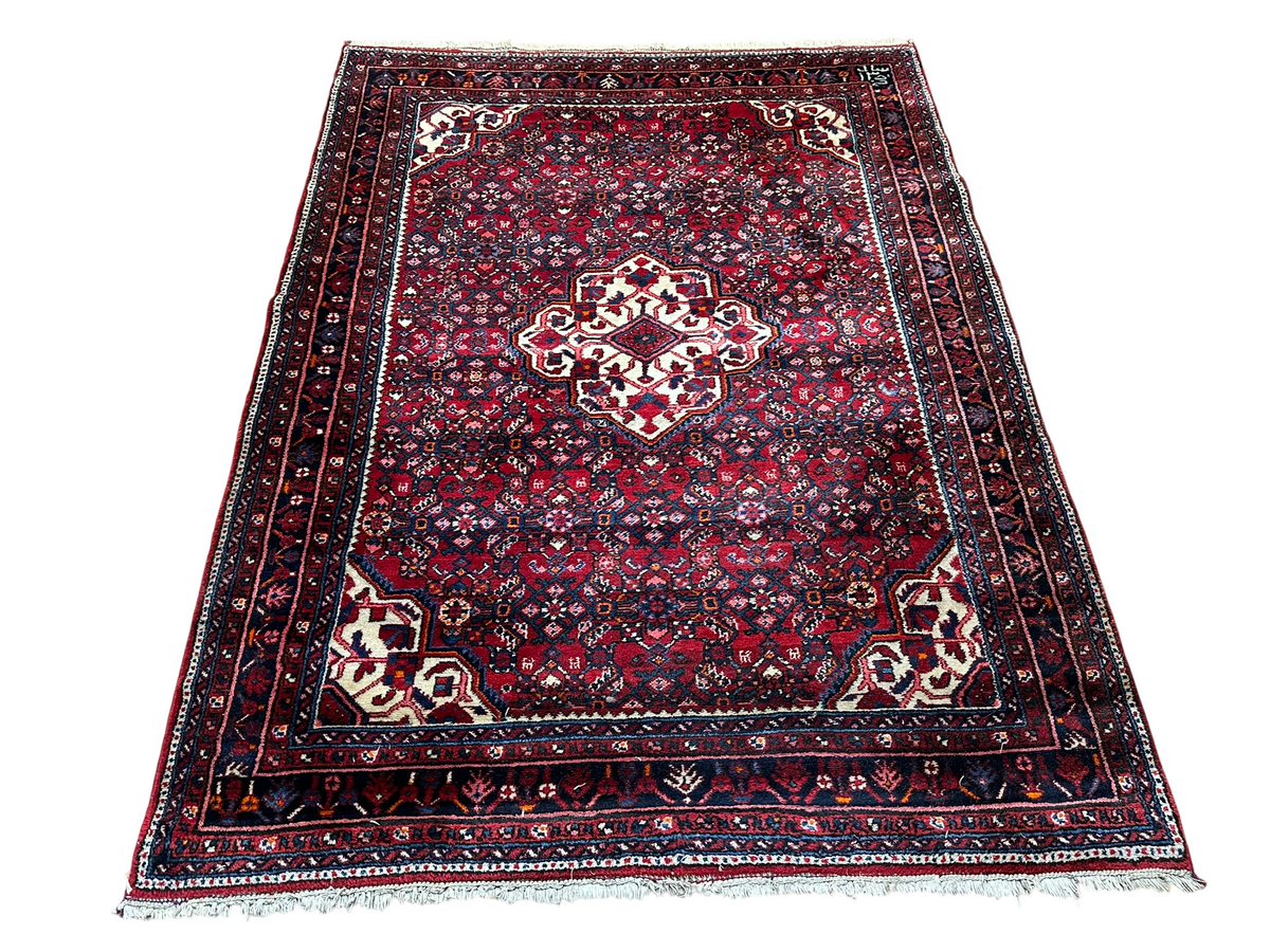 Orientteppich handgeknüpft Hamadan 214x160 cm