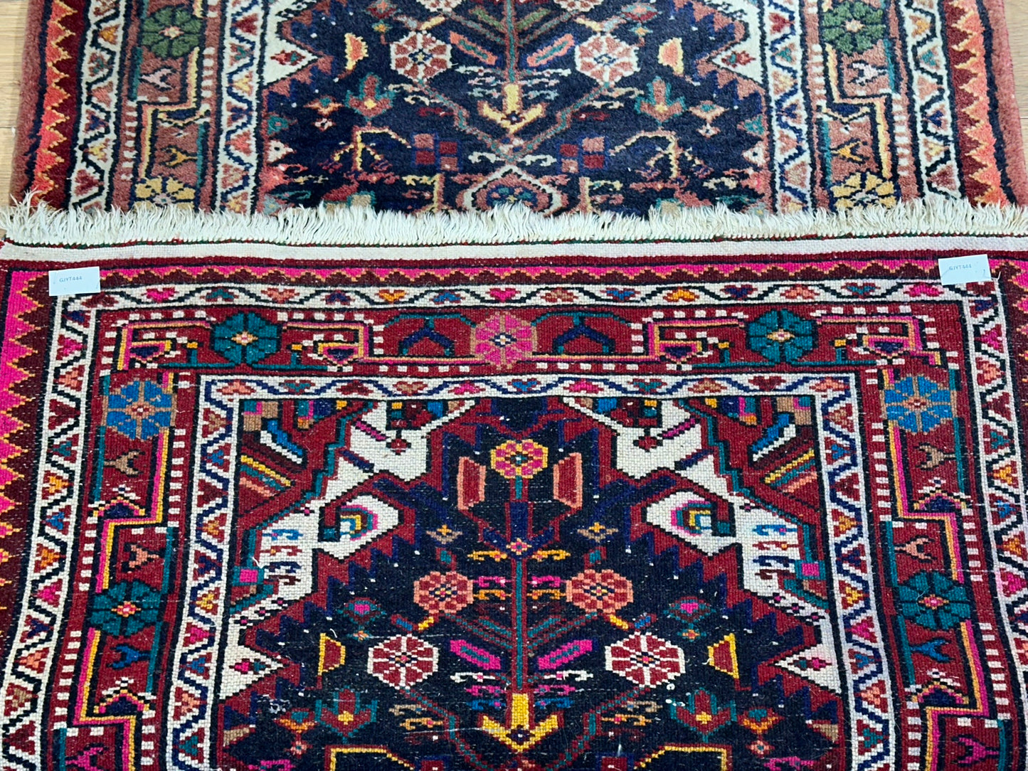 Orientteppich handgeknüpft Art Deco Malayer 140x85 cm