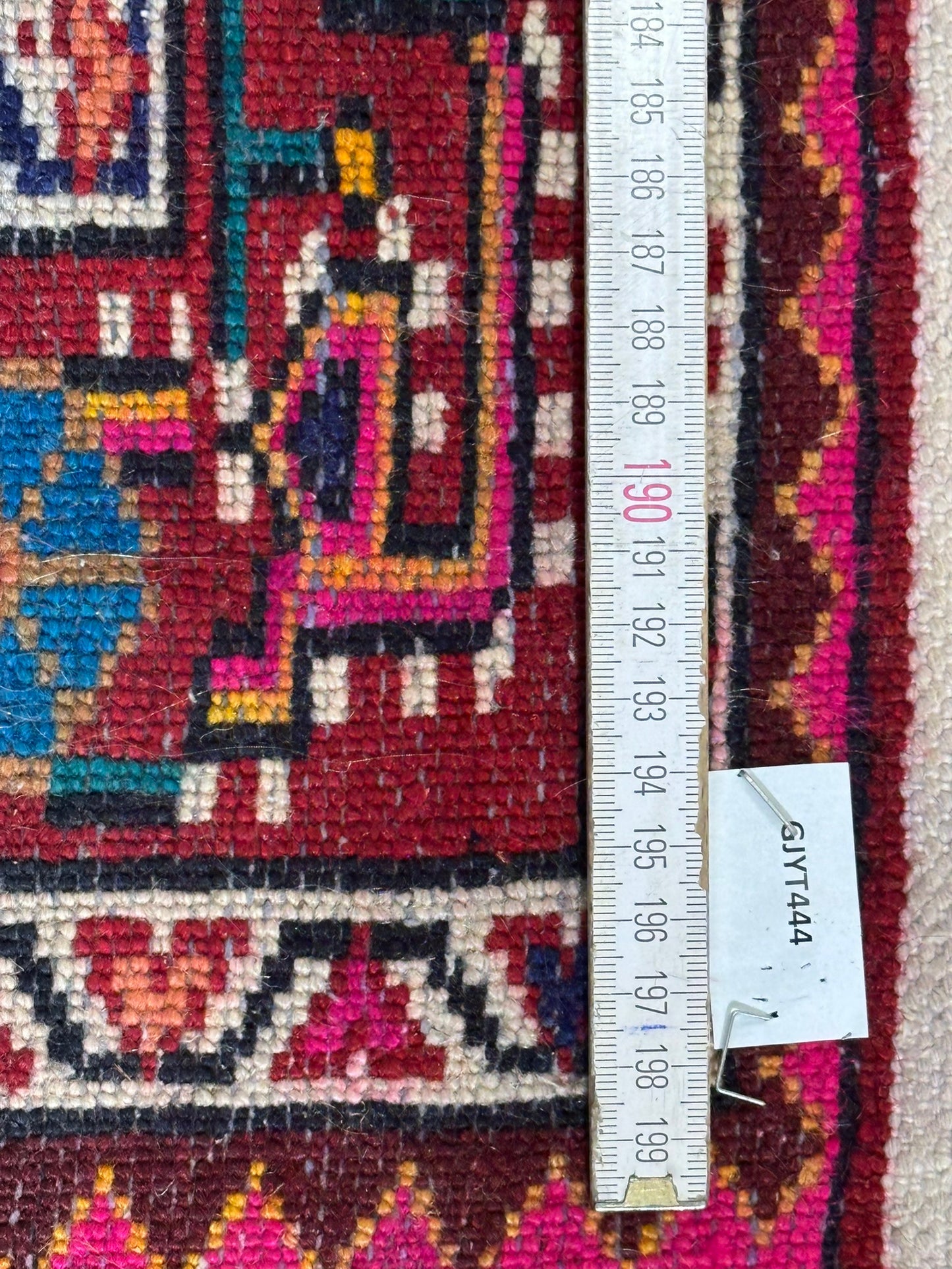 Orientteppich handgeknüpft Art Deco Malayer 140x85 cm
