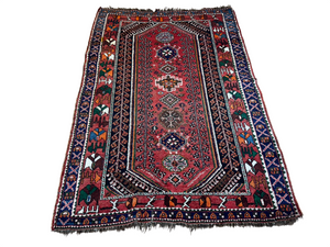 Orientteppich handgeknüpft Shiraz 224x148 cm