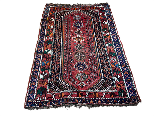 Orientteppich handgeknüpft Shiraz 224x148 cm