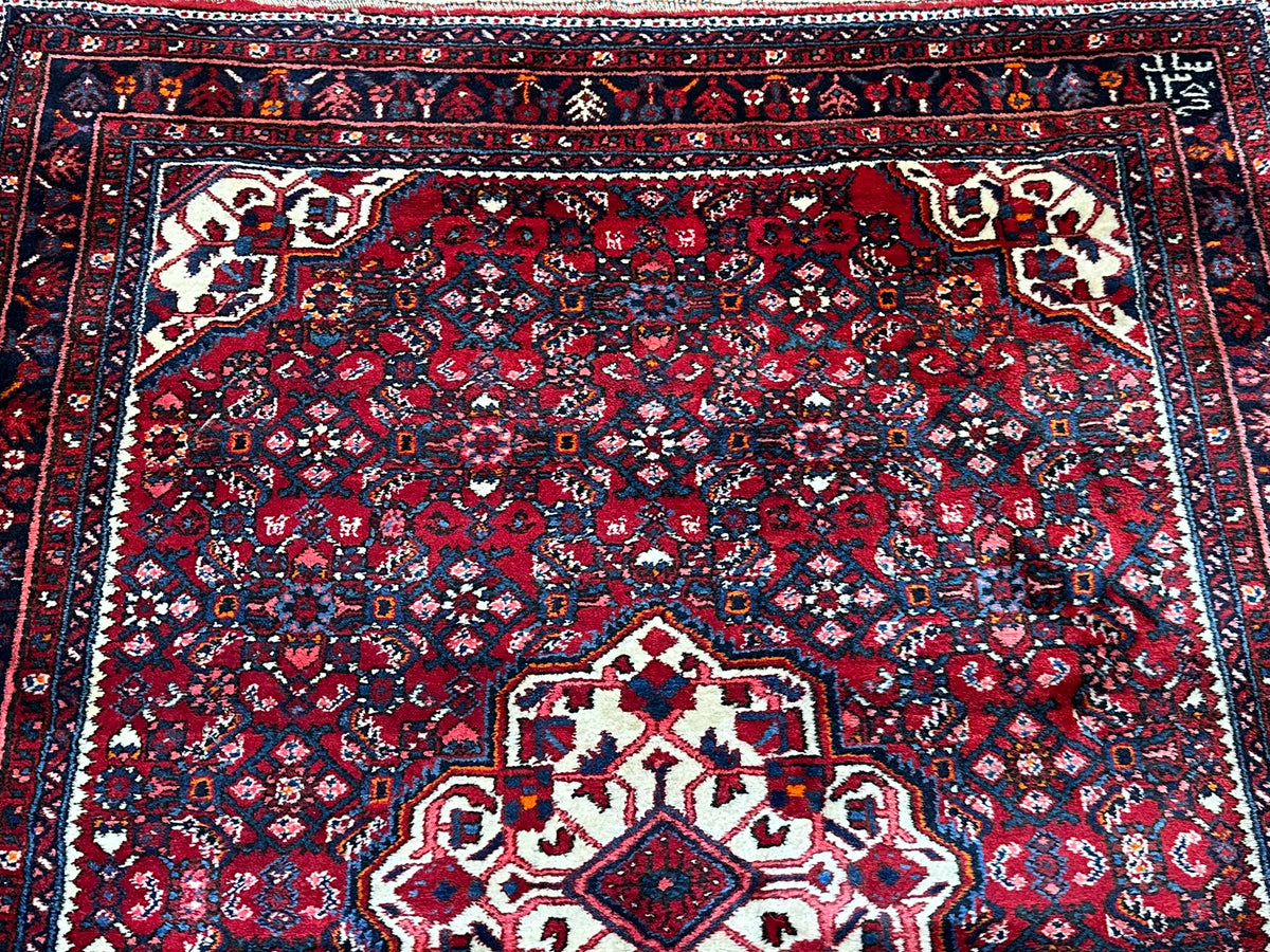Orientteppich handgeknüpft Hamadan 214x160 cm