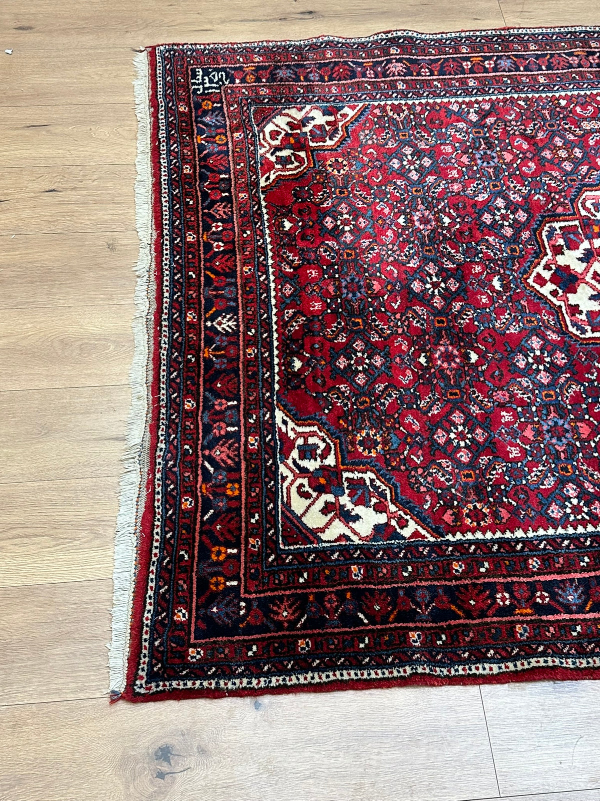 Orientteppich handgeknüpft Hamadan 214x160 cm