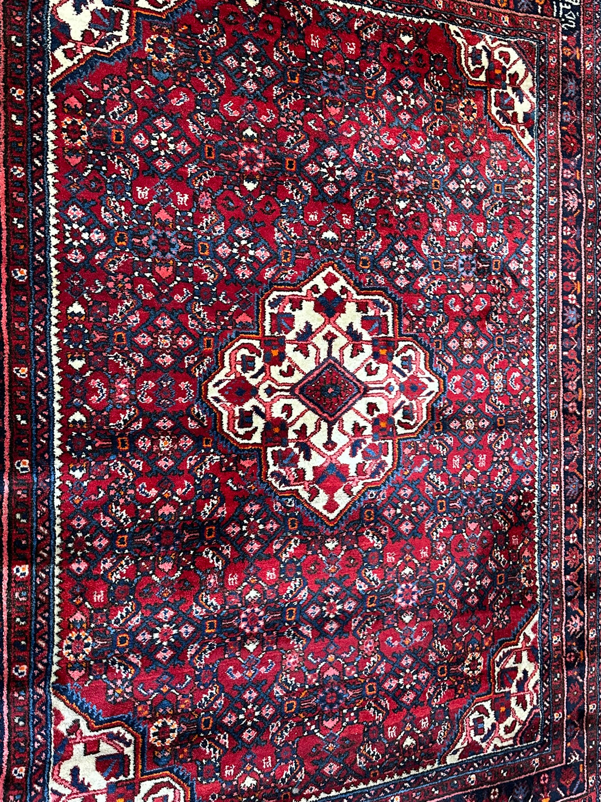Orientteppich handgeknüpft Hamadan 214x160 cm