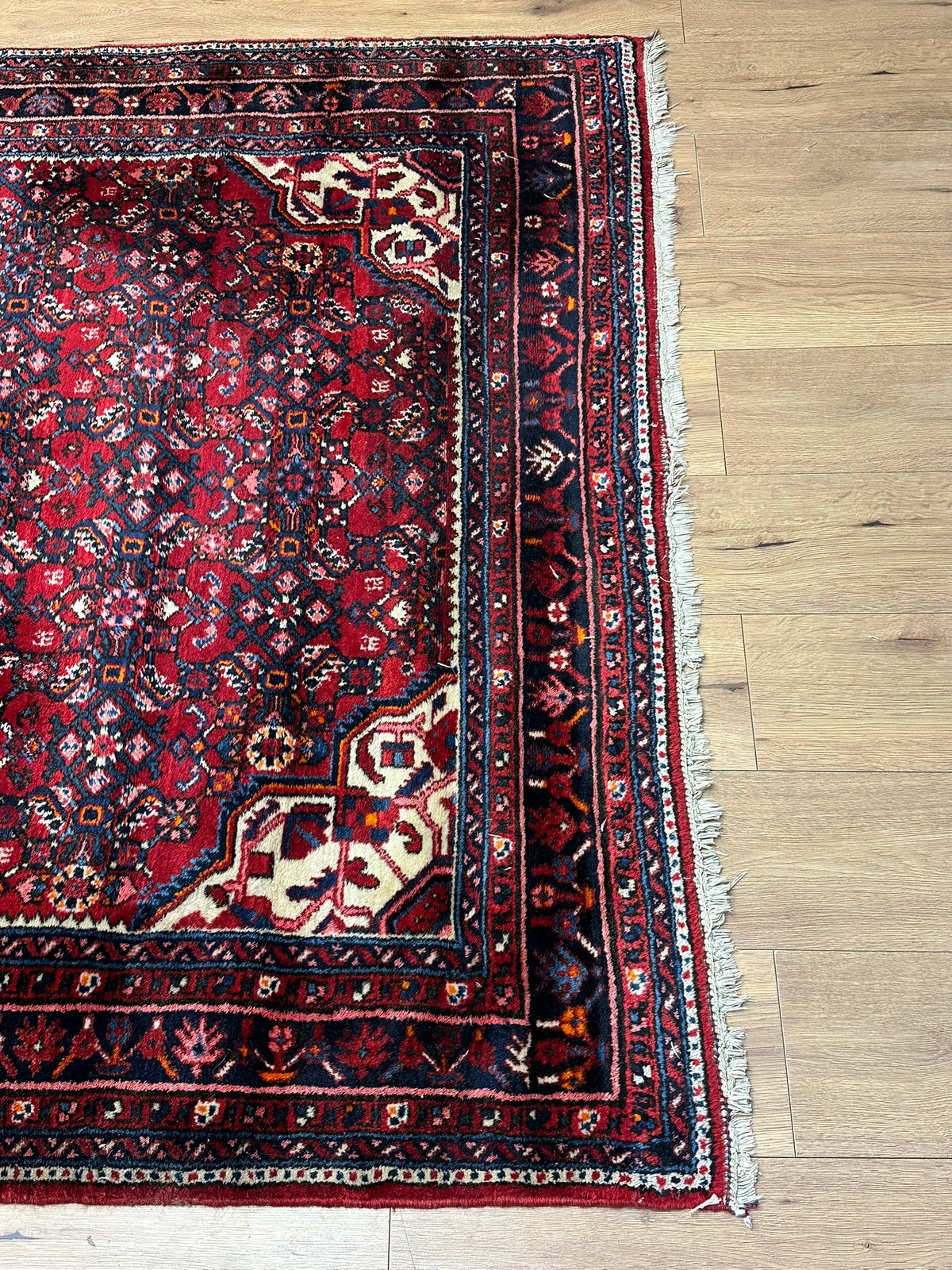 Orientteppich handgeknüpft Hamadan 214x160 cm