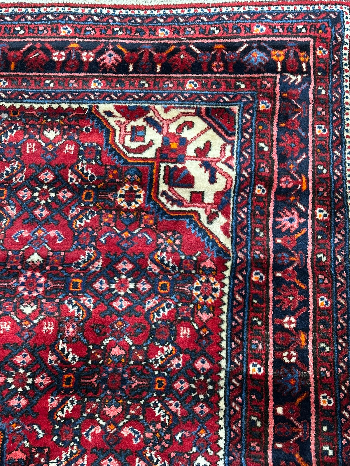 Orientteppich handgeknüpft Hamadan 214x160 cm