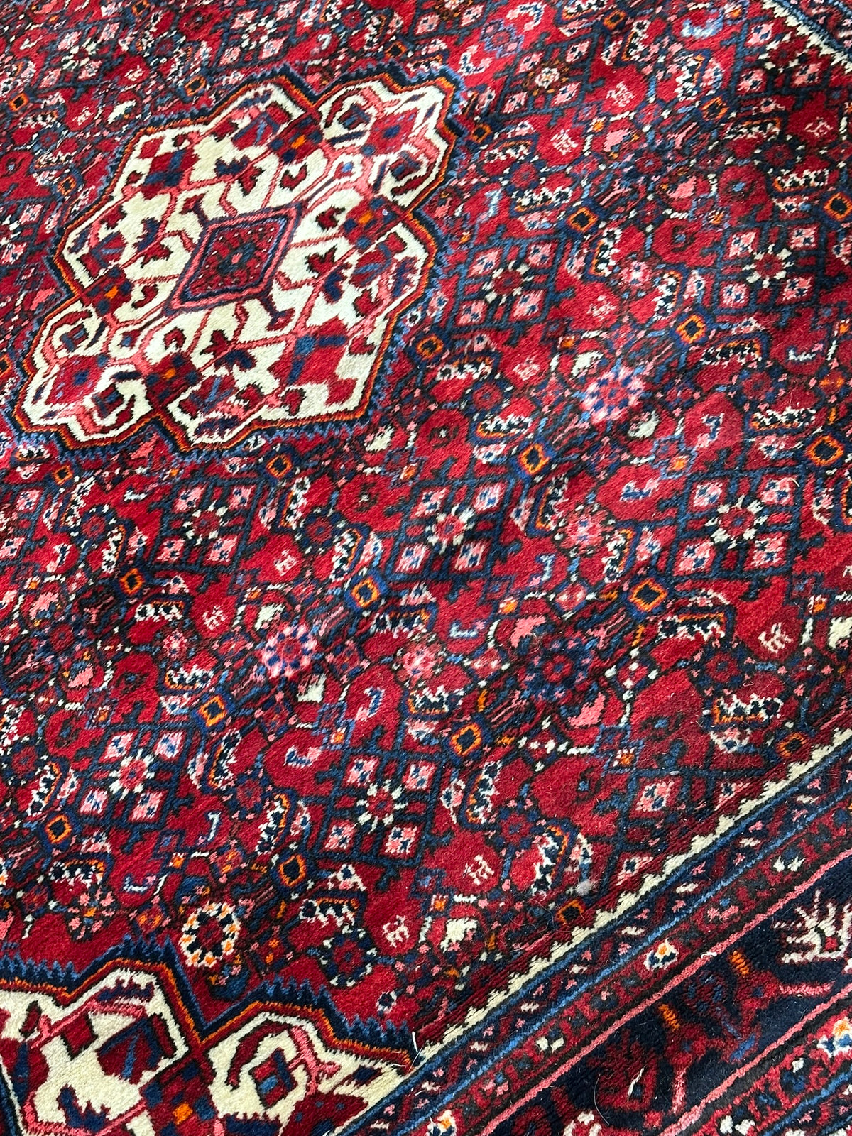 Orientteppich handgeknüpft Hamadan 214x160 cm