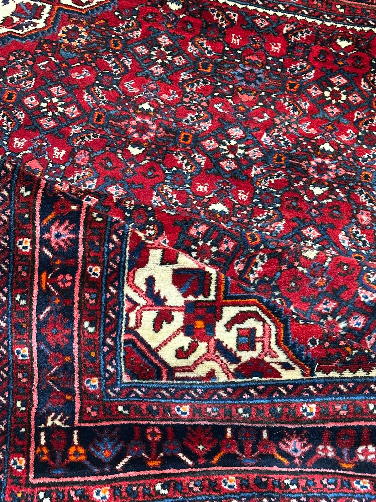 Orientteppich handgeknüpft Hamadan 214x160 cm