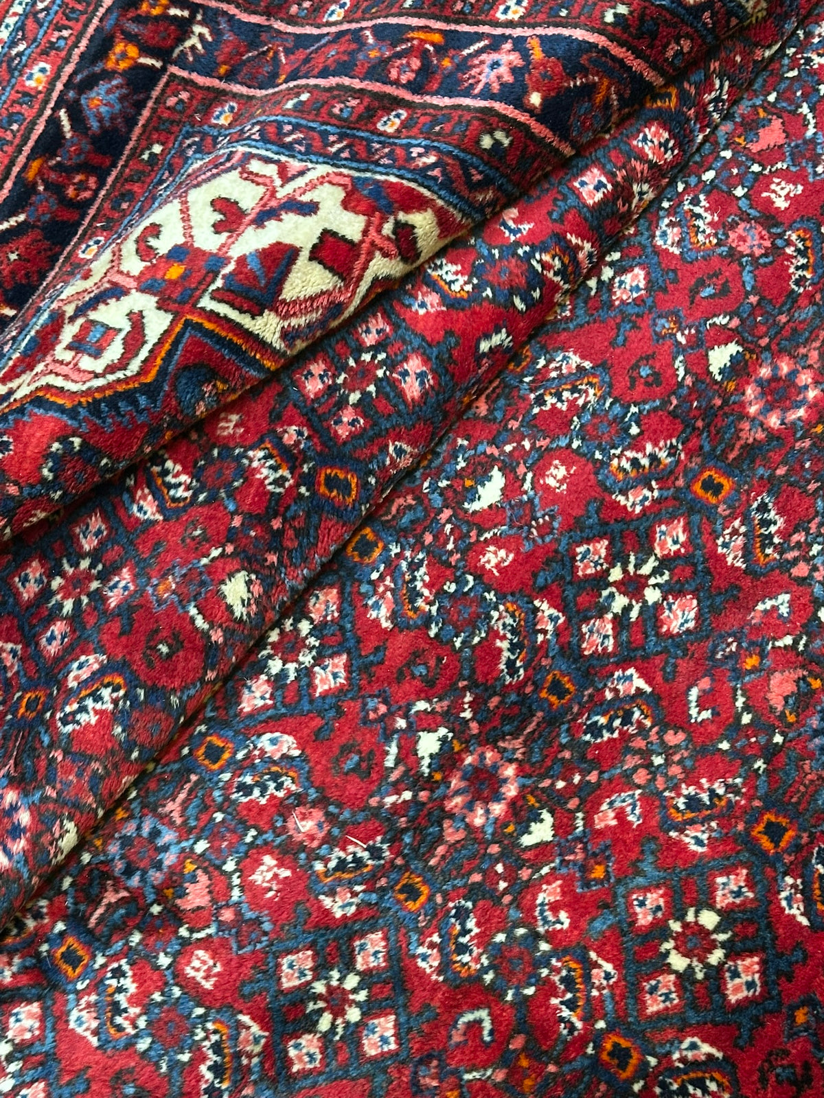 Orientteppich handgeknüpft Hamadan 214x160 cm