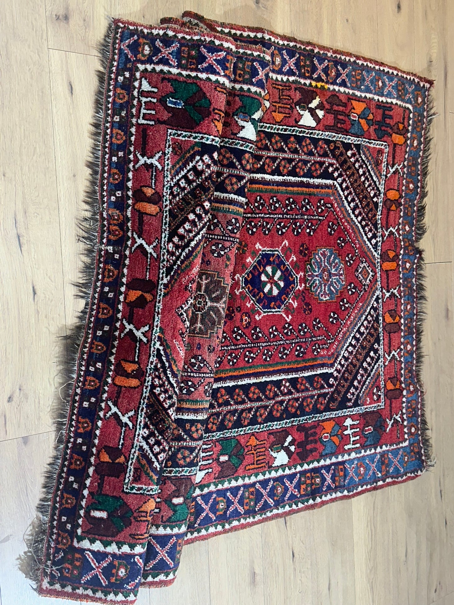 Orientteppich handgeknüpft Shiraz 224x148 cm