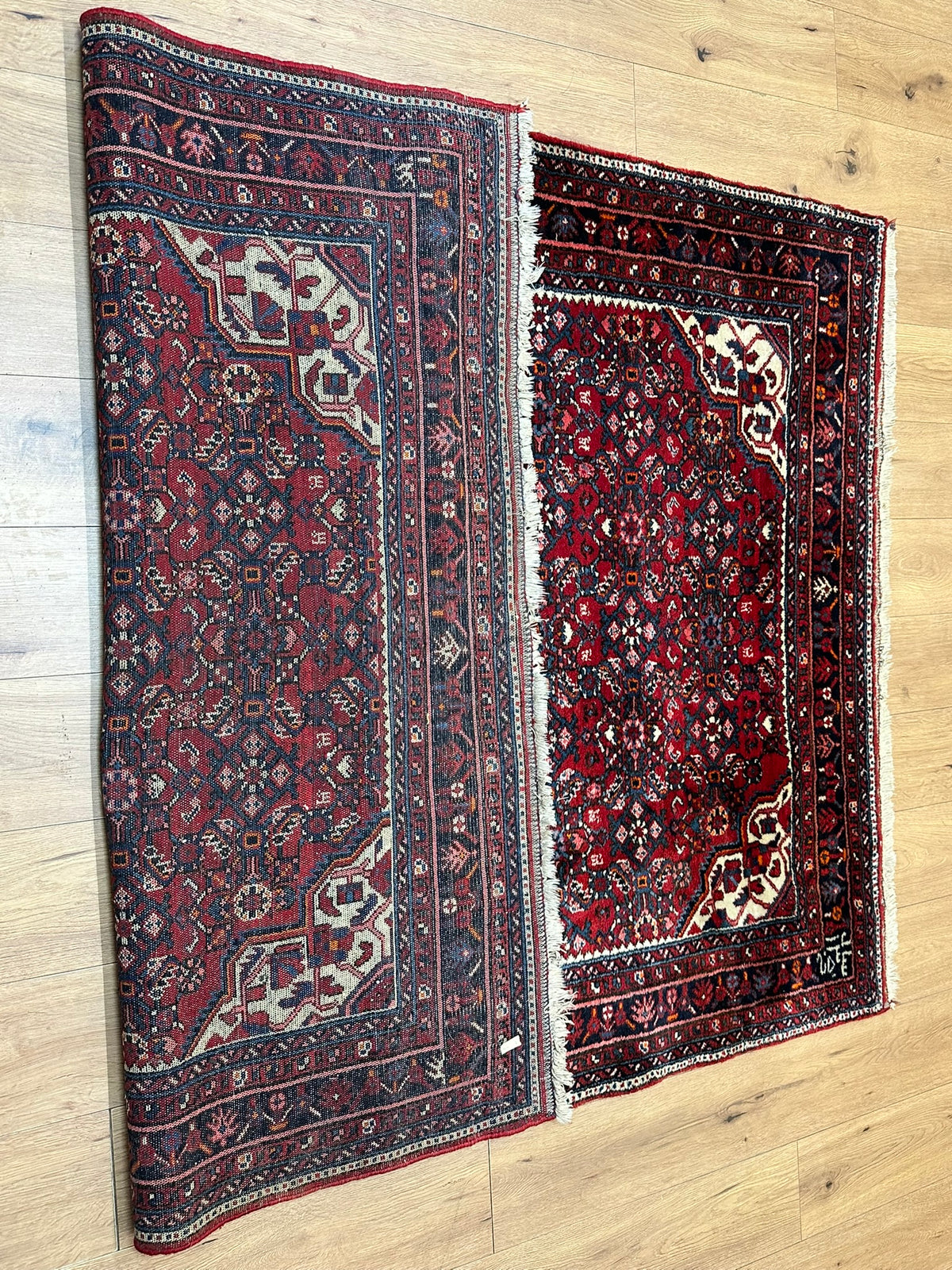 Orientteppich handgeknüpft Hamadan 214x160 cm
