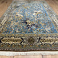 Orientteppich handgeknüpft Ghom mit Seide 223x140 cm