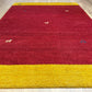 Orientteppich handgeknüpft Indian Gabbeh Wolle 180x123 cm