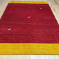 Orientteppich handgeknüpft Indian Gabbeh Wolle 180x123 cm