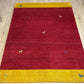 Orientteppich handgeknüpft Indian Gabbeh Wolle 180x123 cm
