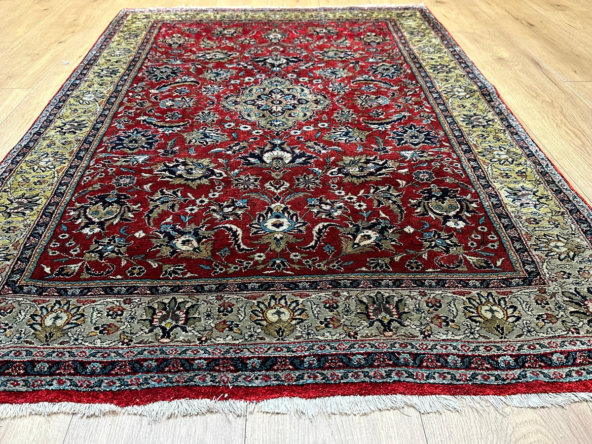 Orientteppich handgeknüpft Sarough 165x110 cm
