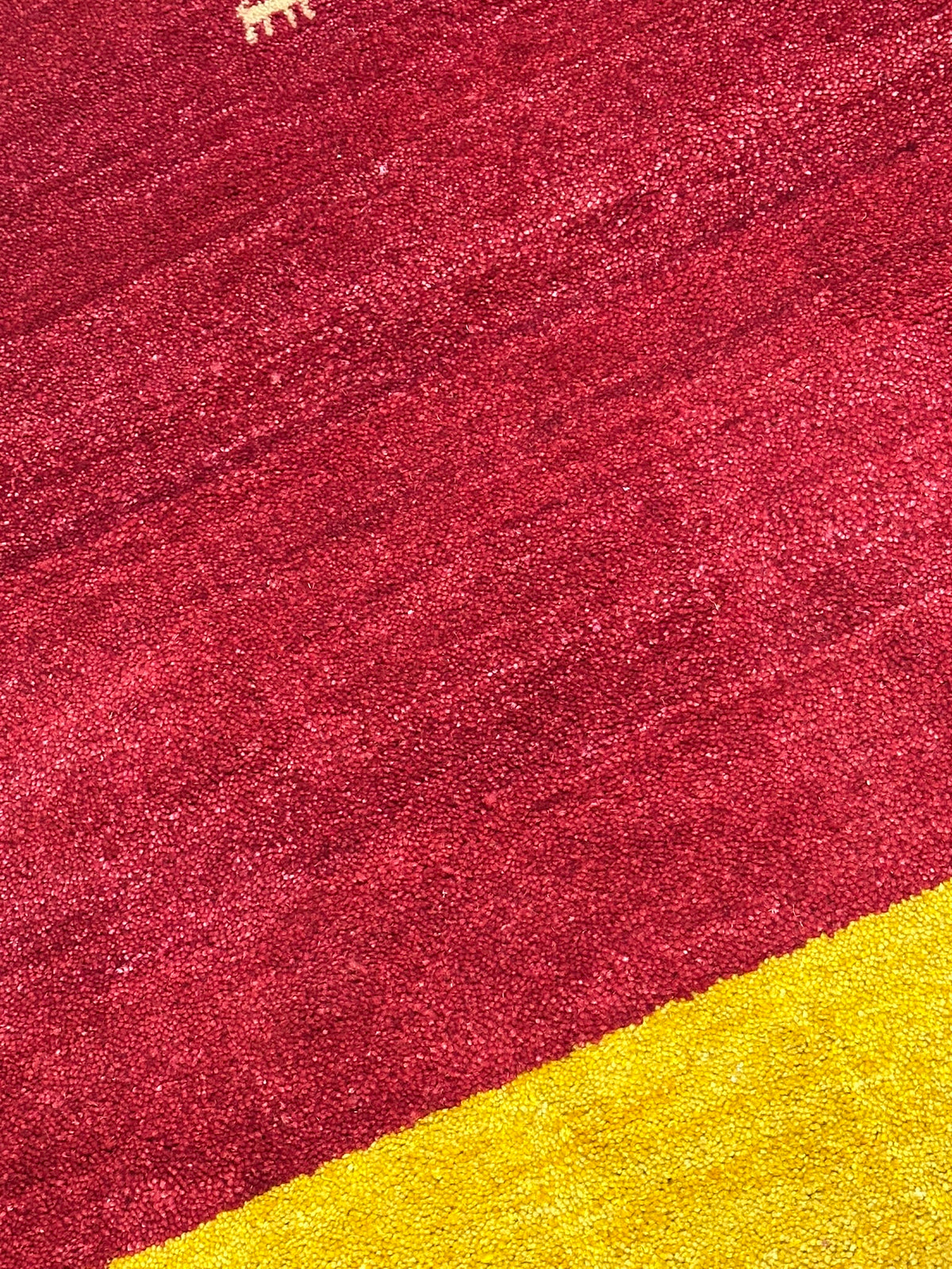 Orientteppich handgeknüpft Indian Gabbeh Wolle 180x123 cm