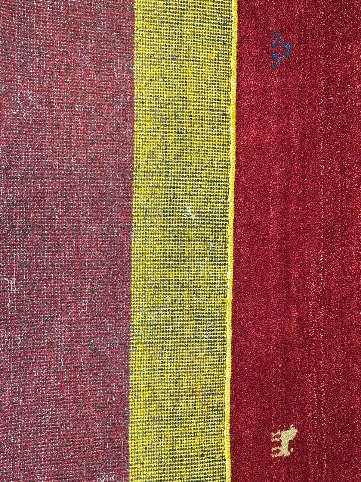 Orientteppich handgeknüpft Indian Gabbeh Wolle 180x123 cm