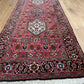 Orientteppich handgeknüpft Bidjar Korkwolle 290x80 cm